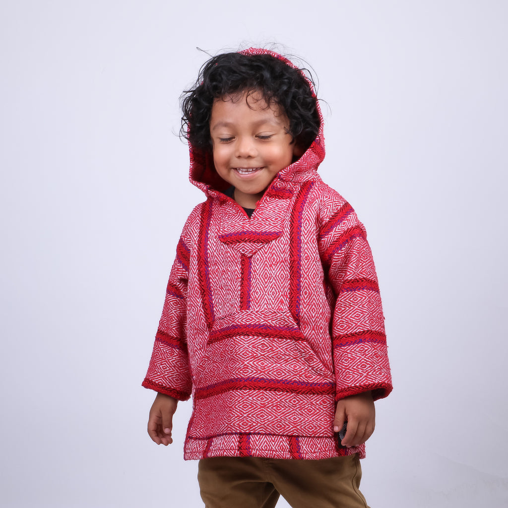 Kids baja poncho best sale